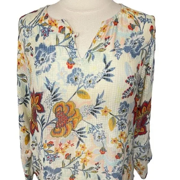 ❌SOLD❌RAJ Lightweight Floral PullOver Swimsuit Cover Up - Picture 2 of 9